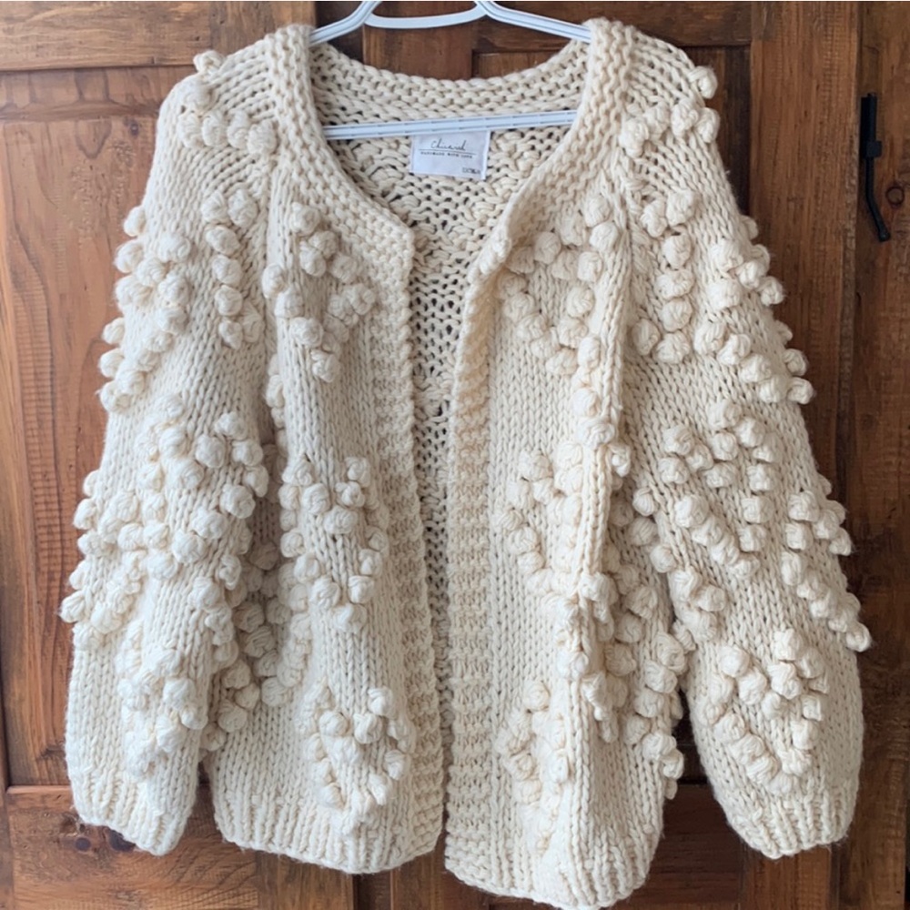 Chicwish bubble heart cardigan